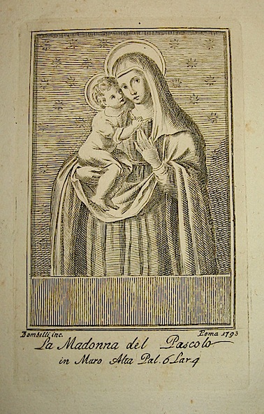 Bombelli P. La Madonna del Pascolo 1793 Roma